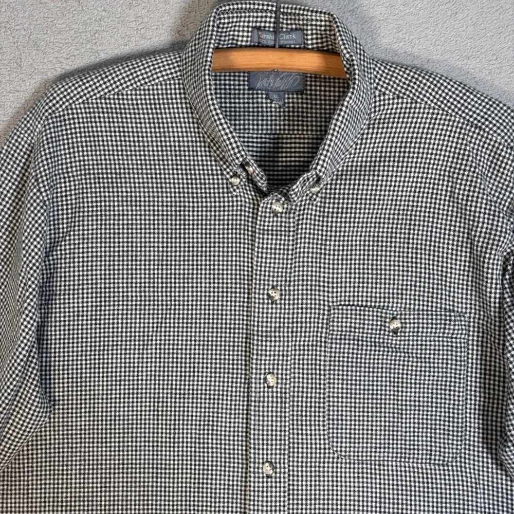 Lord and Taylor Flannel Shirt Mens XL Gingham Check‎ Button Down 100% Cotton - Picture 5 of 10